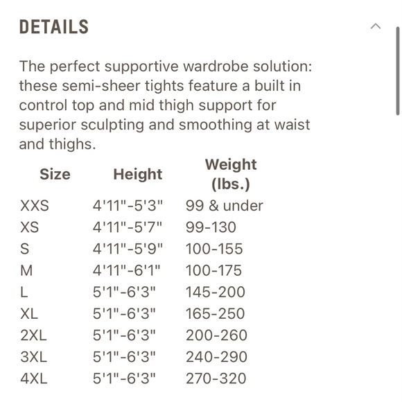 NWT, NIB, SKIMS Hosiery, Sold Out - Full Control Tights in Sienna - Picture 3 of 6